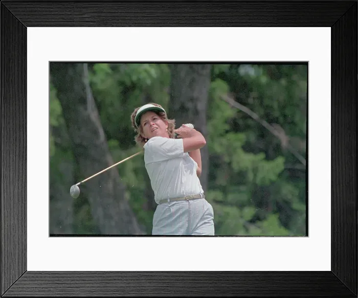 Framed Print : Stacy Hollis Swinging Golf Club Framed Print : Stacy Hollis Swinging Golf Club