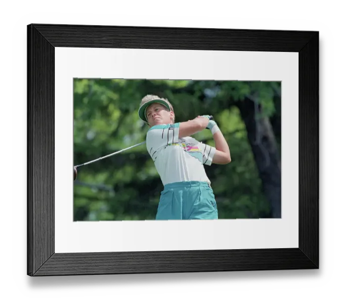 Framed Print : Patty Sheehan Golfing Framed Print : Patty Sheehan Golfing