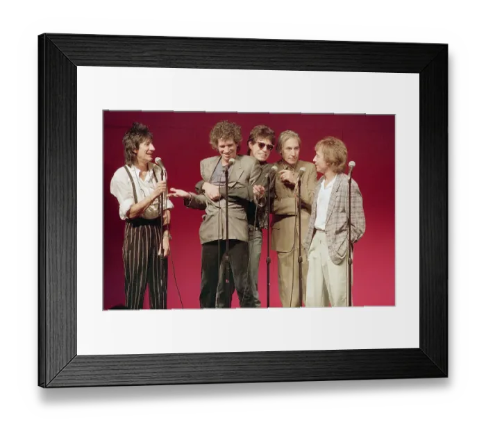 Framed Print : The Rolling Stones at Press Conference Framed Print : The Rolling Stones at Press Conference
