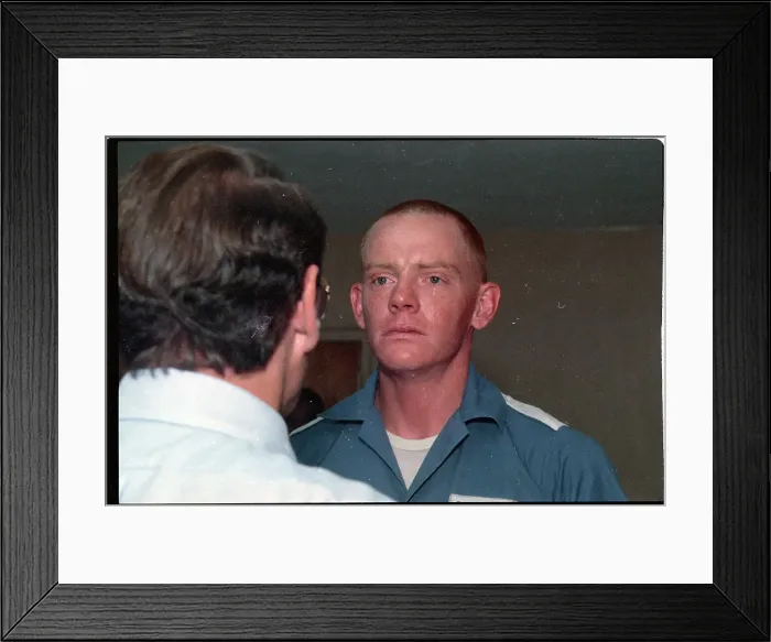 Framed Print : Prison Inmate Crying Framed Print : Prison Inmate Crying