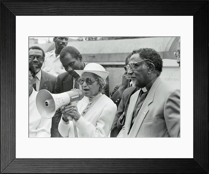 Framed Print : Rosa Parks Addressing Crowd Framed Print : Rosa Parks Addressing Crowd