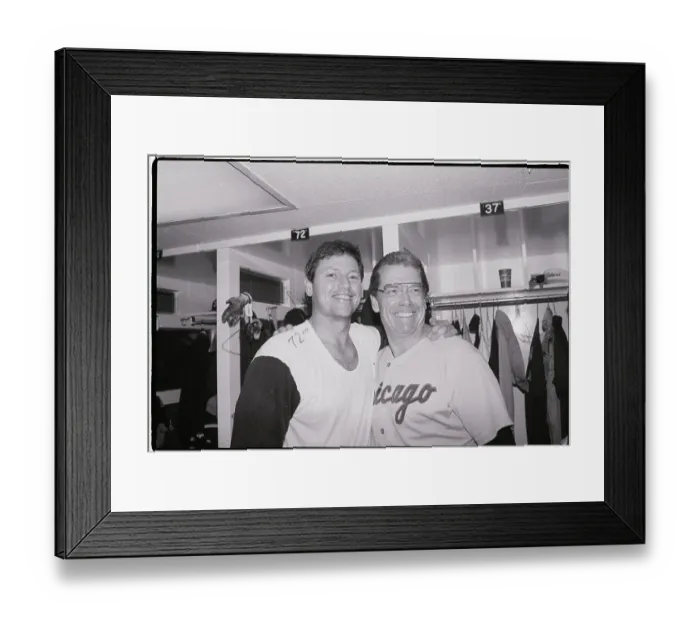 Framed Print : Carlton Fisk Shown Smiling