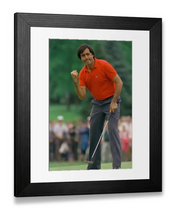Framed Print : Steve Ballesteros Reacting to His Shot Framed Print : Steve Ballesteros Reacting to His Shot