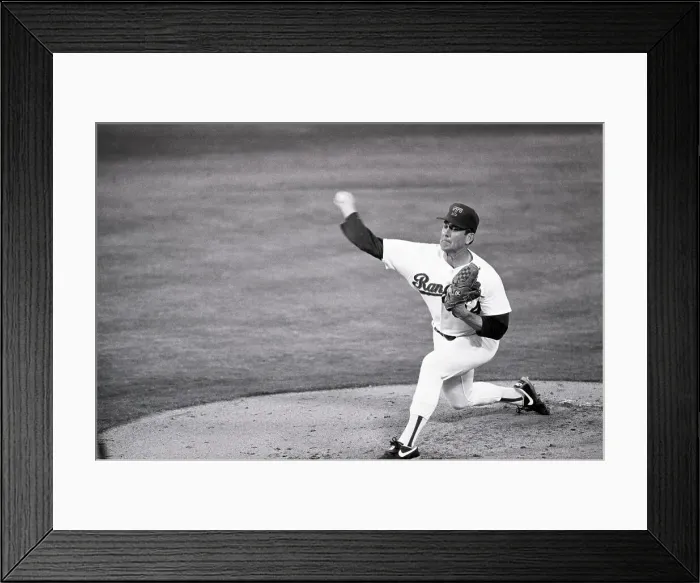 Framed Print : Nolan Ryan Pitching For Rangers Framed Print : Nolan Ryan Pitching For Rangers