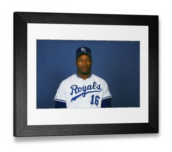 Framed Print : Portrait of Bo Jackson Framed Print : Portrait of Bo Jackson