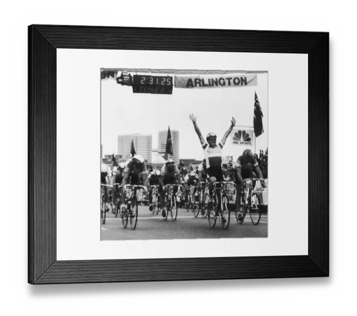 Framed Print : Davis Phinney Victorious Framed Print : Davis Phinney Victorious
