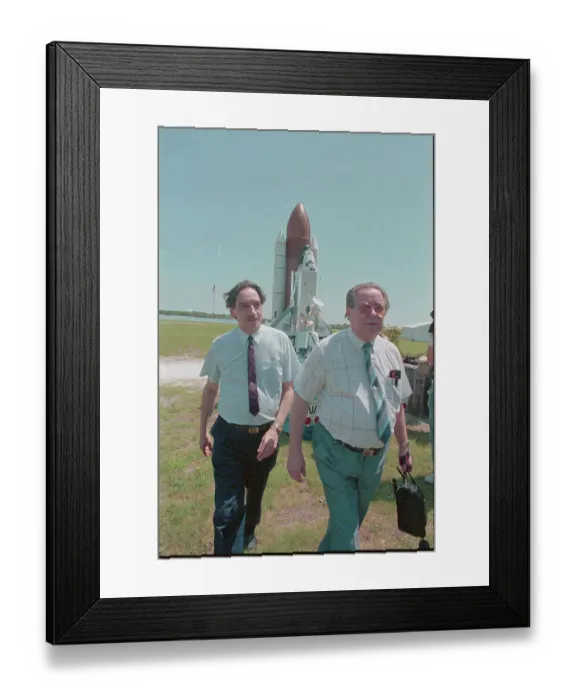 Framed Print : Scientists Strolling near Kennedy Space Center Framed Print : Scientists Strolling near Kennedy Space Center