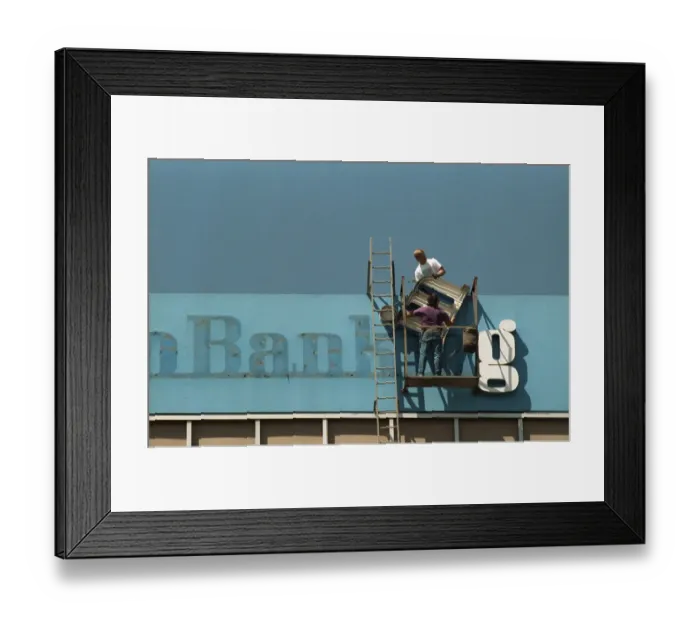 Framed Print : Defunct Silverado Banking Framed Print : Defunct Silverado Banking