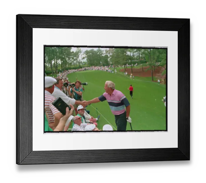 Framed Print : Arnold Palmer Greeting Fans Framed Print : Arnold Palmer Greeting Fans