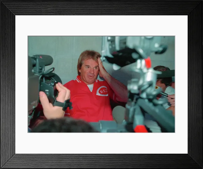 Framed Print : Cincinnati Red's Manager Pete Rose Framed Print : Cincinnati Red's Manager Pete Rose