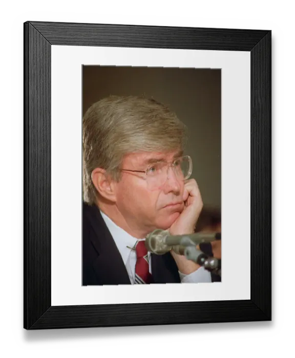 Framed Print : Portrait of Jack Kemp Framed Print : Portrait of Jack Kemp
