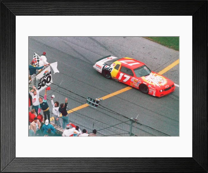 Framed Print : Darrell Waltrip Wins Daytona 500 Framed Print : Darrell Waltrip Wins Daytona 500