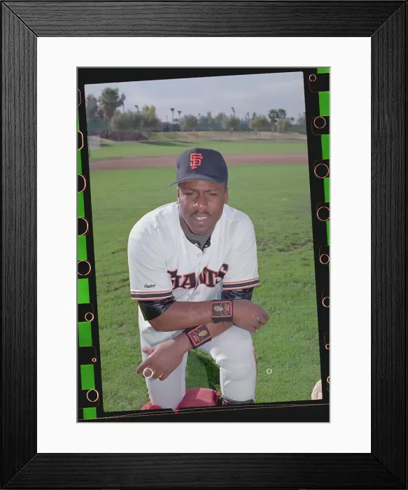 Framed Print : Portrait of Kevin Mitchell Framed Print : Portrait of Kevin Mitchell