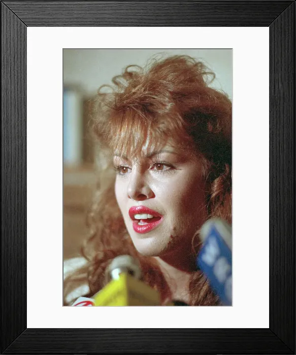 Framed Print : Portrait of Jessica Hahn Framed Print : Portrait of Jessica Hahn
