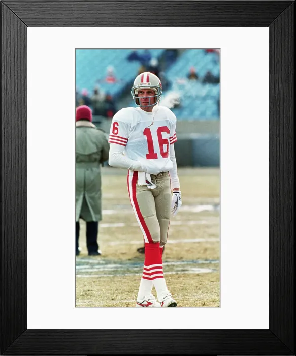 Framed Print : Joe Montana on the Football Field Framed Print : Joe Montana on the Football Field
