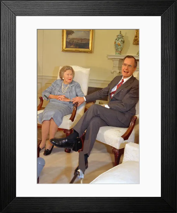 Framed Print : George Bush and Dorothy Bush Framed Print : George Bush and Dorothy Bush