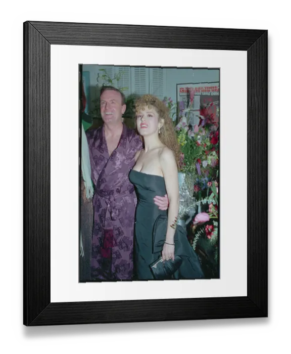 Framed Print : Bernadette Peters Embracing Peter Allen Framed Print : Bernadette Peters Embracing Peter Allen