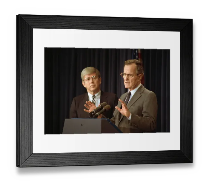 Framed Print : George Bush Presenting Jack Kemp Framed Print : George Bush Presenting Jack Kemp