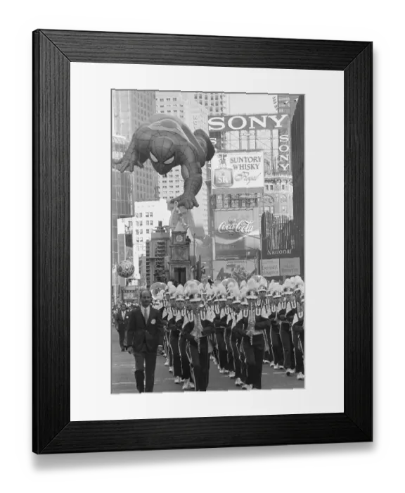 Framed Print : Spider Man Balloon in Thanksgiving Day Parade Framed Print : Spider Man Balloon in Thanksgiving Day Parade