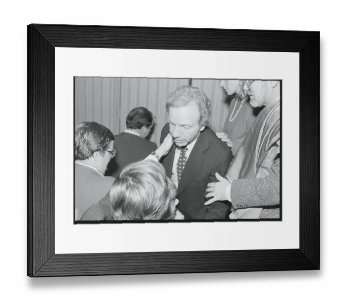Framed Print : Joseph Lieberman Being Embraced by Supporters Framed Print : Joseph Lieberman Being Embraced by Supporters