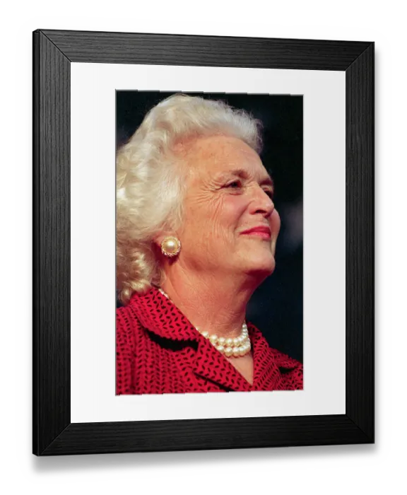 Framed Print : Barbara Bush Framed Print : Barbara Bush