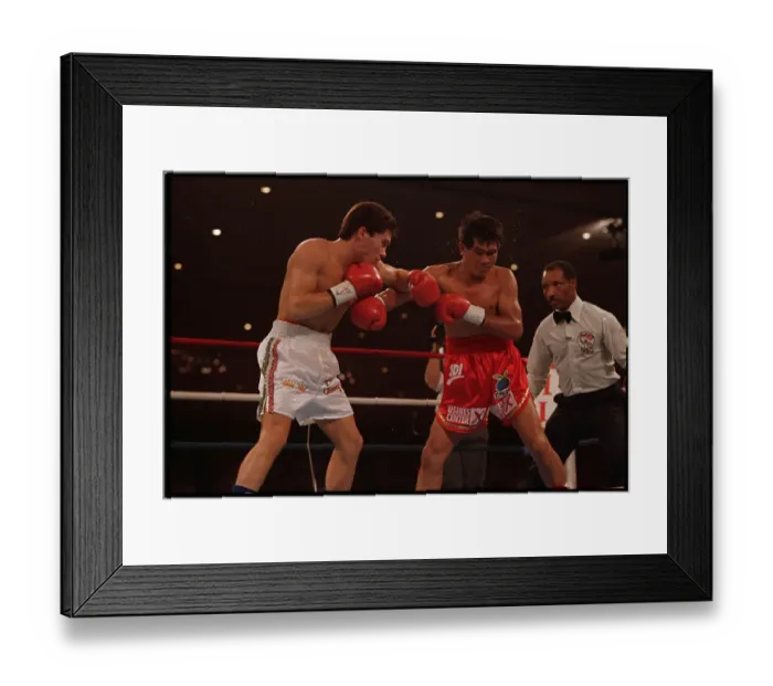 Framed Print : Jose Luis Ramires and Julio Cesar Chavez Framed Print : Jose Luis Ramires and Julio Cesar Chavez