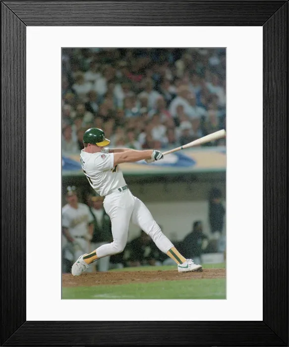Framed Print : Mark McGwire Hitting Home Run Framed Print : Mark McGwire Hitting Home Run
