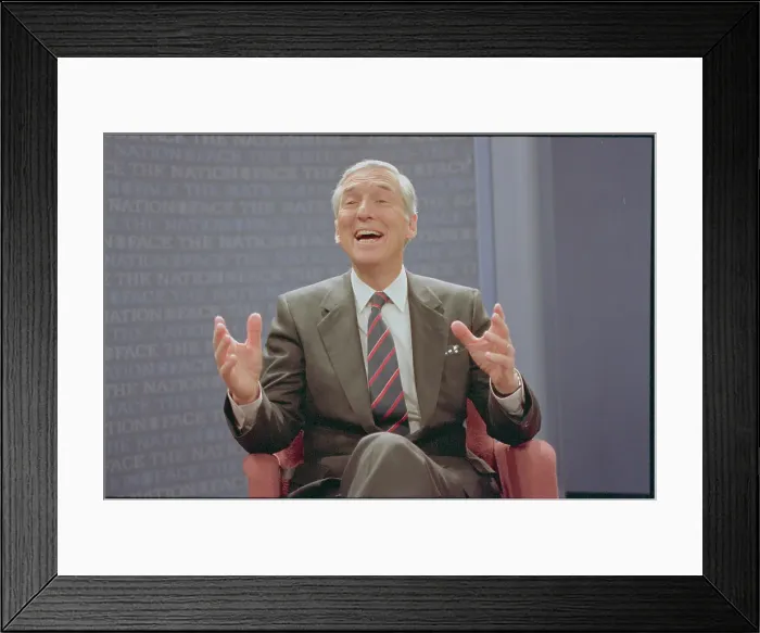 Framed Print : Lloyd Bentsen Laughing Framed Print : Lloyd Bentsen Laughing