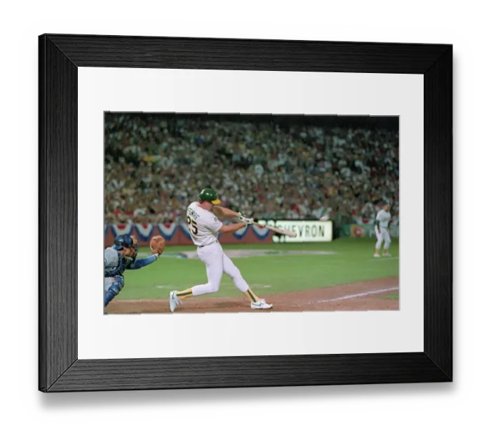 Framed Print : Mark McGwire Hitting Home Run Framed Print : Mark McGwire Hitting Home Run