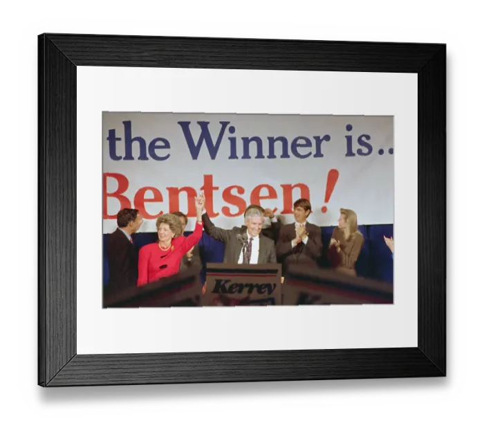 Framed Print : Lloyd Bensten and Wife Holding Hands Framed Print : Lloyd Bensten and Wife Holding Hands
