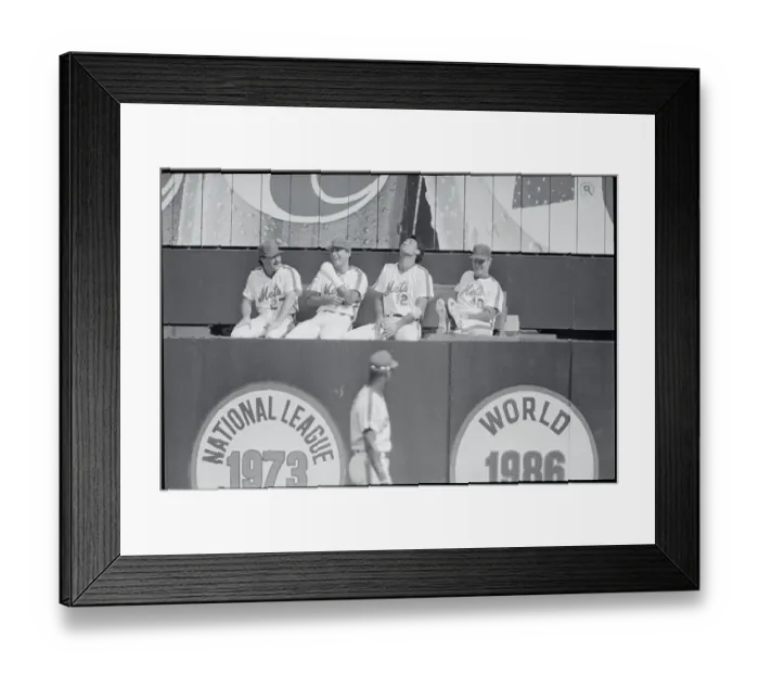 Framed Print : Mets Pitchers Enjoying the Game Framed Print : Mets Pitchers Enjoying the Game