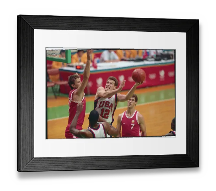 Framed Print : Daniel Majerle Shooting Basketball Framed Print : Daniel Majerle Shooting Basketball