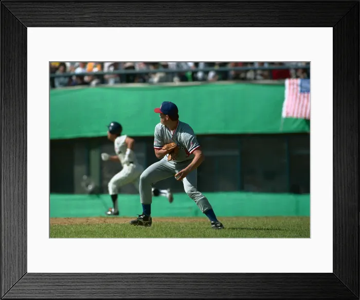 Framed Print : Jim Abbot Fielding Ground Ball Framed Print : Jim Abbot Fielding Ground Ball