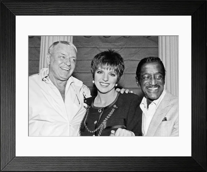 Framed Print : Frank Sinatra, Sammy Davis and Liza Minnelli Framed Print : Frank Sinatra, Sammy Davis and Liza Minnelli