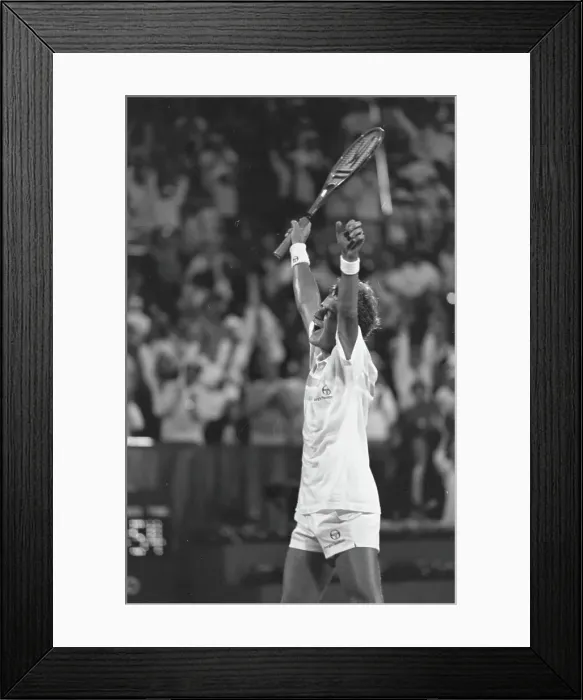 Framed Print : Mats Wilander Wins U.S. Open Title