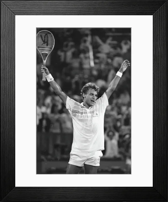 Framed Print : Mats Wilander Wins U.S. Open Title Framed Print : Mats Wilander Wins U.S. Open Title