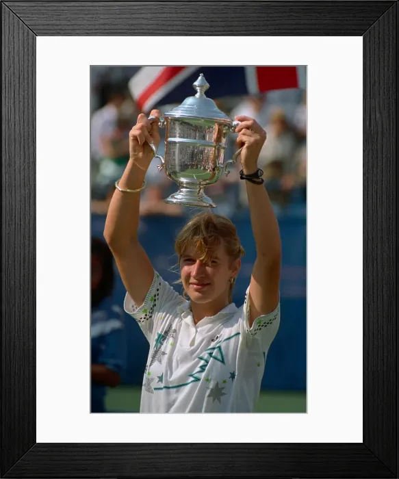 Framed Print : Tennis - US Open 1988 Framed Print : Tennis - US Open 1988