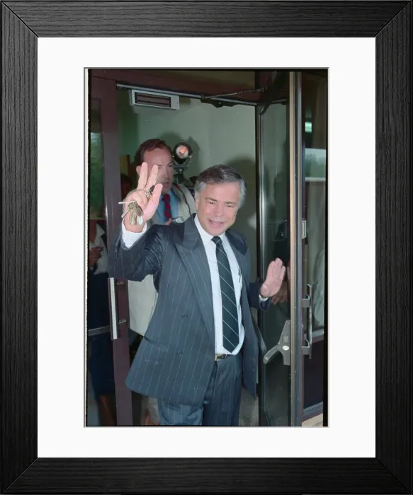 Framed Print : Jim Bakker Leaving Outreach Center Framed Print : Jim Bakker Leaving Outreach Center