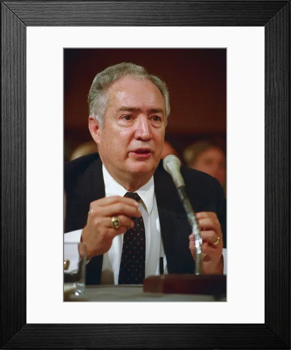 Framed Print : Lauro Cavazos Testifying Framed Print : Lauro Cavazos Testifying