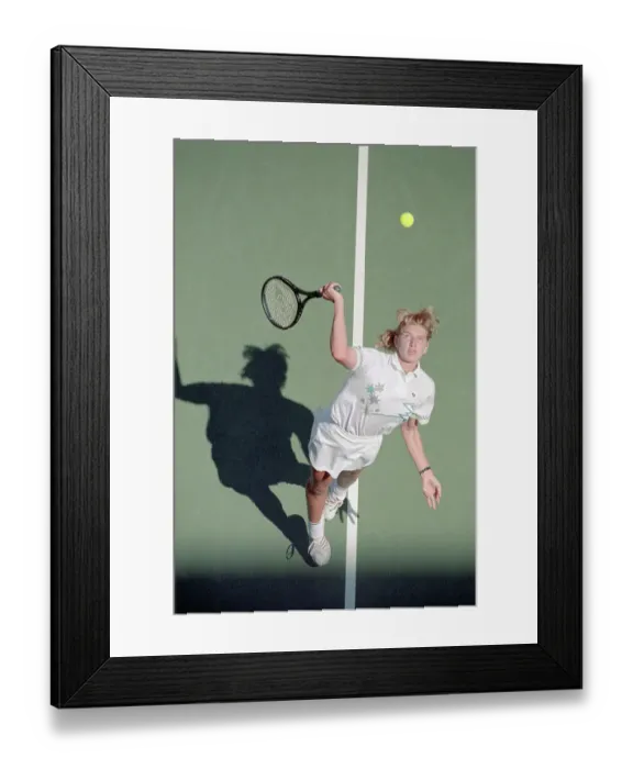 Framed Print : Steffi Graf Playing Tennis Framed Print : Steffi Graf Playing Tennis