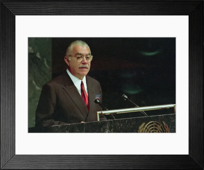 Framed Print : Portrait of Jose Sarney Framed Print : Portrait of Jose Sarney