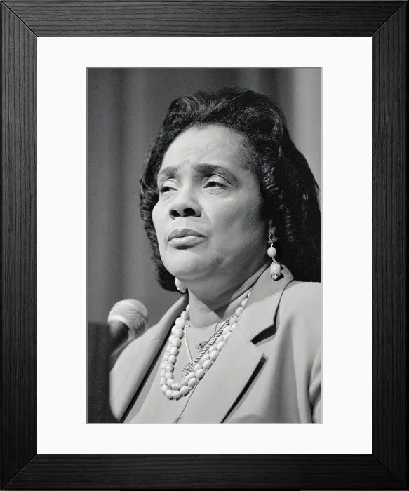 Framed Print : Coretta Scott King