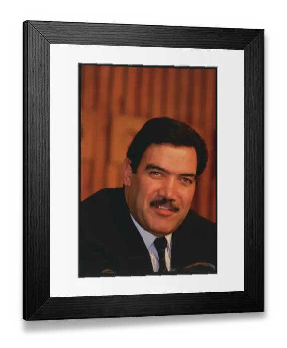 Framed Print : Portrait of Najibullah Framed Print : Portrait of Najibullah