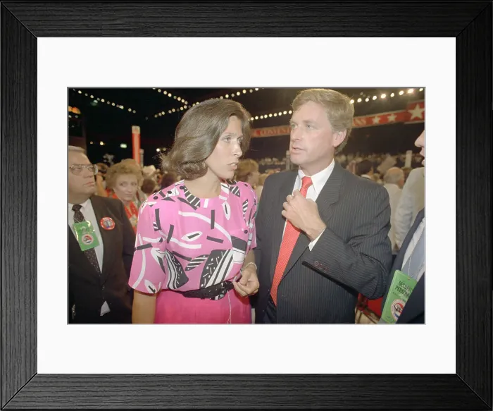 Framed Print : Dan and Marilyn Quayle Framed Print : Dan and Marilyn Quayle