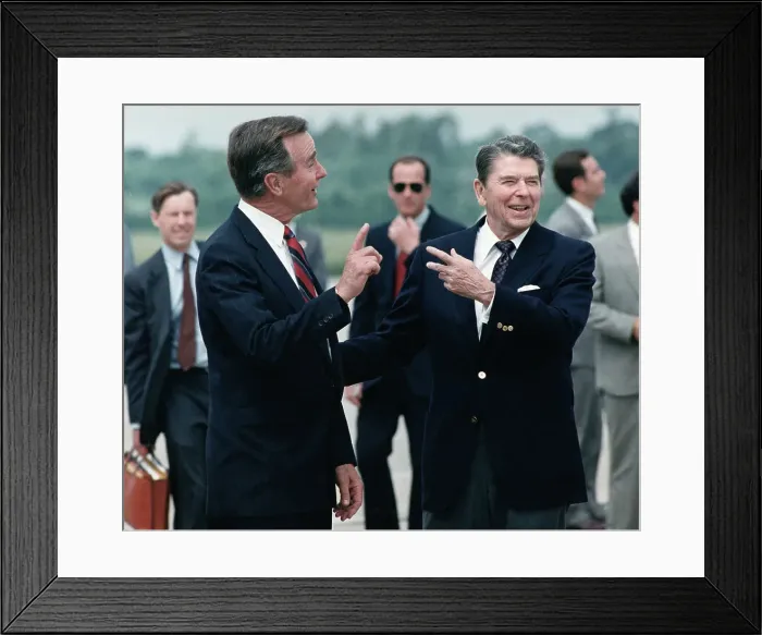 Framed Print : President Reagan and Vice President Bush Framed Print : President Reagan and Vice President Bush