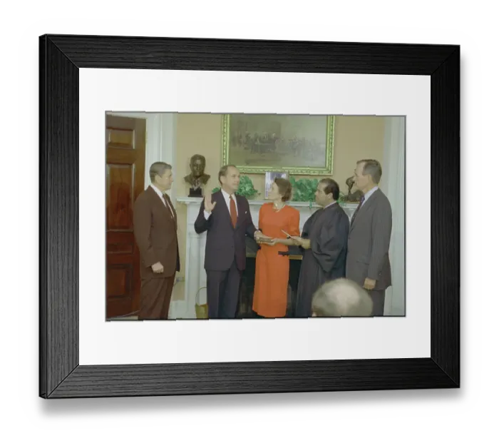 Framed Print : Richard Thornburgh's Swearing In Ceremony Framed Print : Richard Thornburgh's Swearing In Ceremony