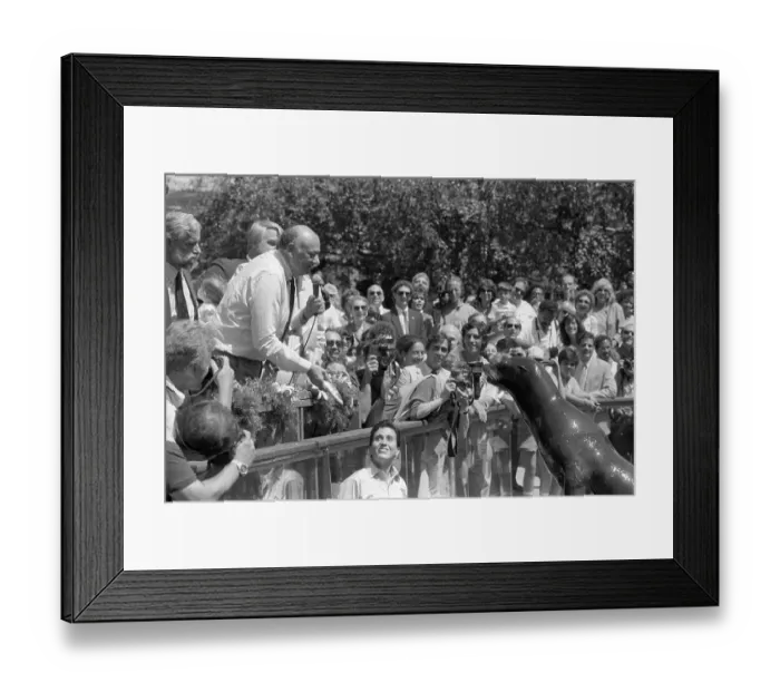 Framed Print : Ed Koch. The newly-renovated Central Park Zoo celebrates its grand opening Framed Print : Ed Koch. The newly-renovated Central Park Zoo celebrates its grand opening