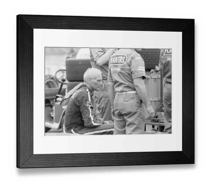 Framed Print : Paul Newman in Racing Gear Framed Print : Paul Newman in Racing Gear