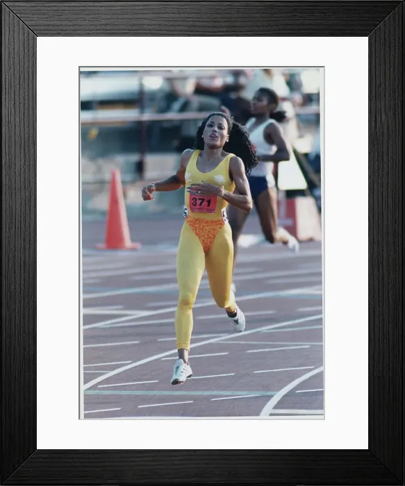 Framed Print : Florence Griffith-Joyner Framed Print : Florence Griffith-Joyner