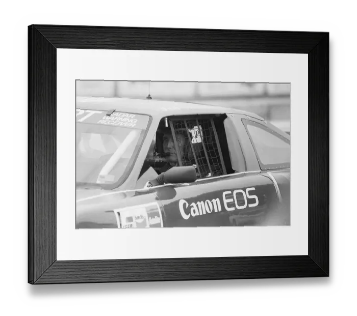 Framed Print : Paul Newman Concentrates Framed Print : Paul Newman Concentrates